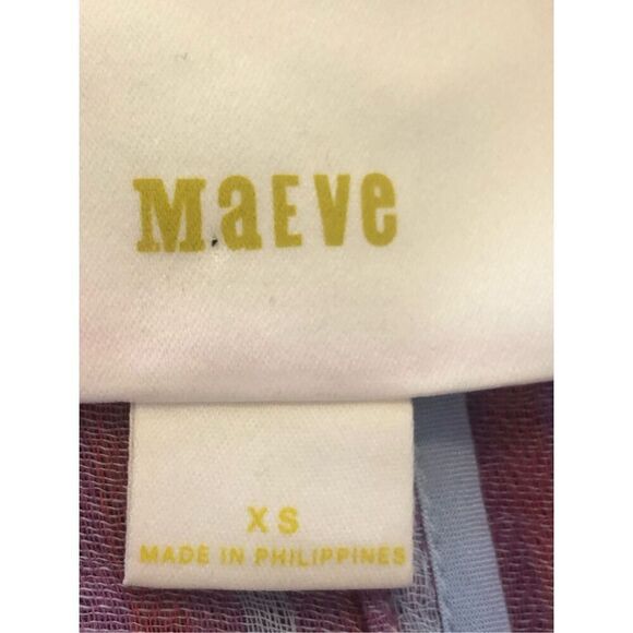 Maeve Anthropologie Pippa Pink Plaid Coastal Grandma, Cottagecore Swing Dress XS - Picture 7 of 12